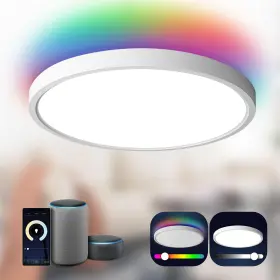 B07WY3VM1M TALOYA Smart Ceiling Light Flush Mount Led Wifi