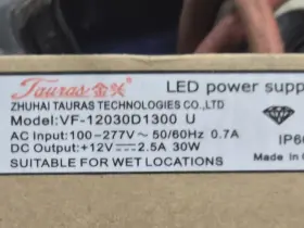 VF-12030D1300 TAURUS Voltage Led Driver