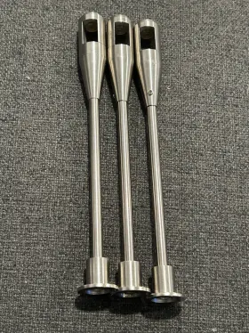 Tech Lighting 700mos07.5s Lot Of 3 Pieces Monorail 7.5 Inch Oah Rigid Standoff Satin Nickel