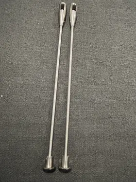 Tech Lighting 700mos13scustom Lot Of 2 Pieces Monorail 13 Inch Oah Rigid Standoff Satin Nickel
