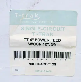 700TTP4CCC12S TECH LIGHTING Trak Power Connector #2