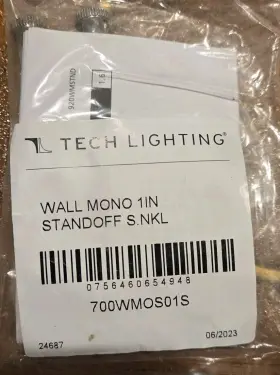 700WMOS01S TECH LIGHTING Wall Standoff Nkl
