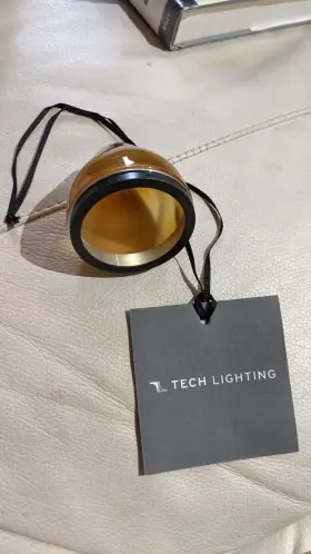 756460961053 TECH LIGHTING Round Glass Shield Amber Finish #2