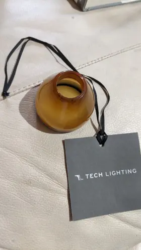 756460961053 TECH LIGHTING Round Glass Shield Amber Finish #3