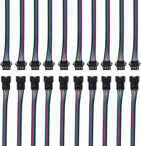 4PIN-SM LED Jst Cable Female Male Connectors Strip