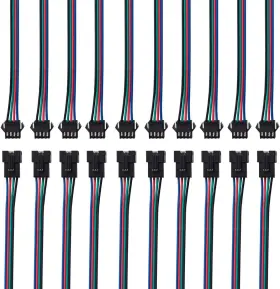 4PIN-SM LED Jst Cable Female Male Connectors Strip