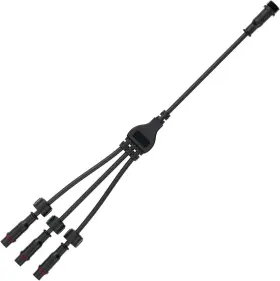 WP2PINBS-1TO3-Y-1P CORE Pin Male Divided Female Splitter