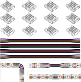 4PIN-10MM-SMD-BB-BX-XC CORNER Pin Transparent Connector Gap