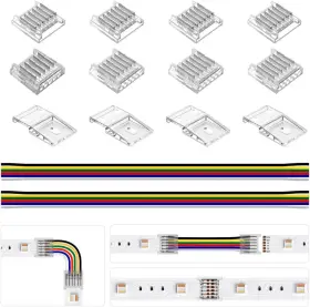 6PIN-12MM-SMD-BB-BX-XC KIT Pin Transparent Connector