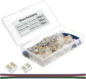 ZH-FCOB-10MM-60P-4PIN CORNER Transparent Connector Gap Kit