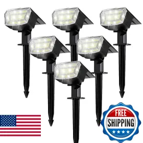 B0DZ2NPZ55 TECKNET Led Solar Spot Lights Waterproof Landscape