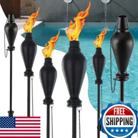 B0CY7SMT4S TESRAGO Citronella Torches Tall Flame