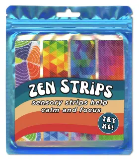 5A0022V1-1G5VN THE PENCIL GRIP Pack Zen Strips Sensory Bumpy