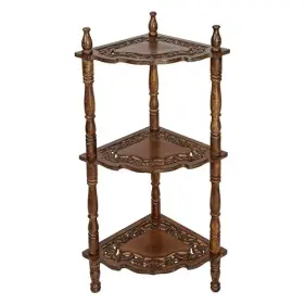 2999 THE WOODEN TOWN Burnt Corner Bookshelf Tier Shelf Stand