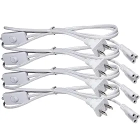 766559345619 TIQIAN Led Tube Power Extension Cable Switch