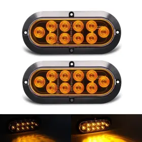 Tmh-da-y TMH Amber Led Trailer Tail Light Mount Waterproof