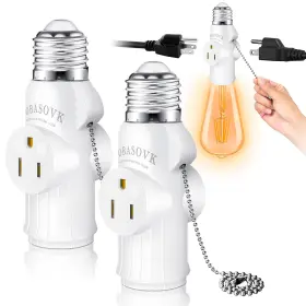 313049898805 TOBASOVK Light Socket Plug Adapter Prong Bulb