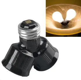KL55900821 TRISONIC Light Bulb Socket Splitter Dual Converter