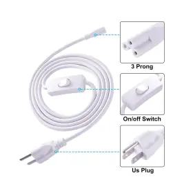 YTG-6FT-PLUG-25P TRLIFE Pack Power Cord Led Light Switc #3