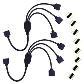 710185997223 TRONICSPROS Pin Led Splitter Cable Strip Tape