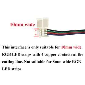 737590296819 TRONICSPROS Led Strip Connector Pin Tape Ribbon #3