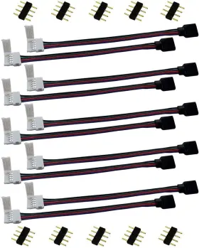 737590296819 TRONICSPROS Led Strip Connector Pin Tape Ribbon