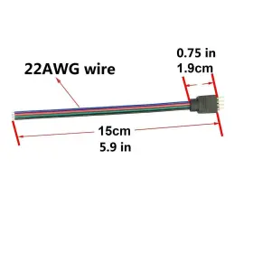 LED024 TRONICSPROS Led Connector Pin Tape Ribbon Controlle #2