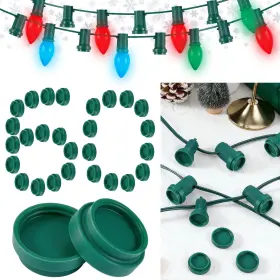 SOCKET-4A7T TTQ Christmas Light Safety Cap Plugs Bulbs Double