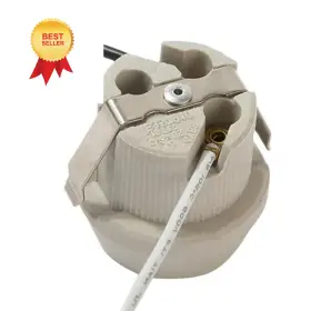 766330543265 TWDRTDD Porcelain Keyless Socket Base Lamp