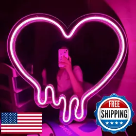 B0CYZQJ1WP ULALAZA Led Neon Sign Night Light Wall Cor Bedroom