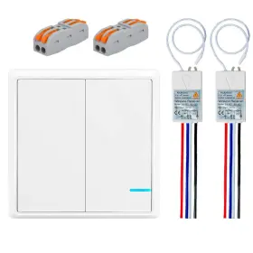 KS-SW2-2REV LIGHT Wireless Switch Receiver Remote Control Led
