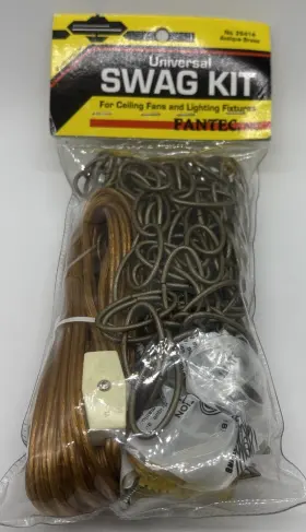 26414 CEILING Fantec Swag Fans Lighting Fixtures Antique Kit