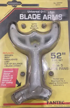 29556 CEILING Fantec Fan Blade Arms Screws Set