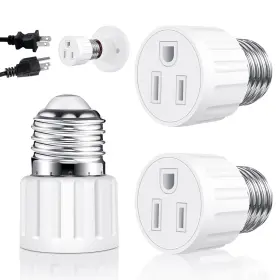 313049678650 LIGHT Prong Socket Plug Adapter Outlet
