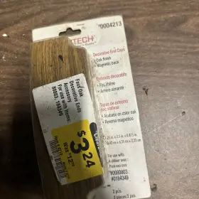 0004213 UTILITECH End Caps Oak Finish Magnetic Total #2