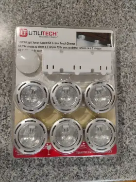 35806NKL UTILITECH Pack Xenon Cabinet Accent Light Level Kit