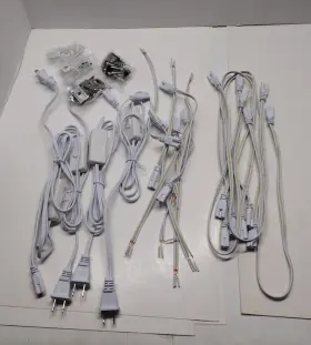 609876865975 UXCELL Light Brackets Power Cords Switches