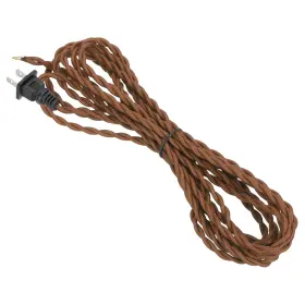 614462266708 UXCELL Twisted Lamp Cord Plug Light