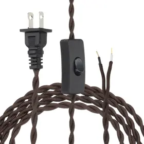 614462267200 UXCELL Twisted Lamp Cord Plug