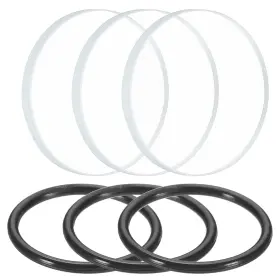 617662255022 UXCELL Set Led Lens Flashlight Glass Ring