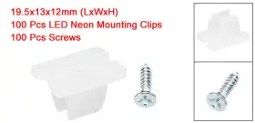 617662765781 UXCELL Pack Waterproof Led Strip Mounting Clips #2