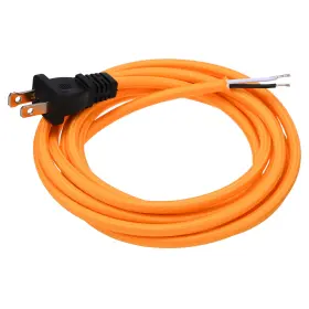 634149524501 UXCELL Covered Lamp Cord Plug Stripped Ends