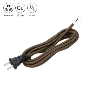 634149524563 UXCELL Covered Lamp Cord Plug #3