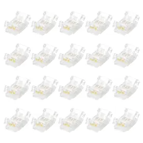 636939307073 UXCELL Led Strip Connector Pin Solderless Lights