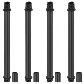 639664836719 UXCELL Straight Pipe Lamp Stems Rod Nut Set Kit