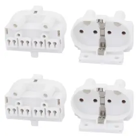 655692075982 UXCELL Lamp Holder Led Tube Socket Connector