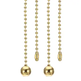 656320941631 UXCELL Ceiling Fan Light Beaded Chain Ball Tone