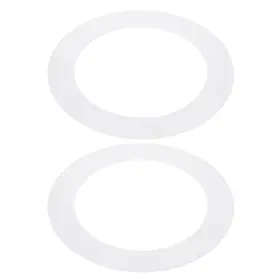 Uxcell 672668423608 2pcs 4.5 Inch Id 6.3 Od Plastic Trim Ring Translucent Matte White Goof Rings