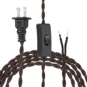 672668564080 UXCELL Twisted Lamp Cord Plug
