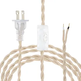 672668564189 UXCELL Twisted Lamp Cord Plug